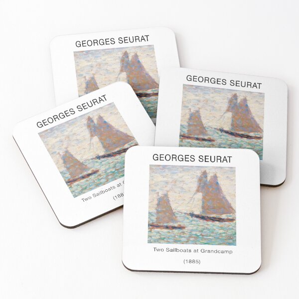 Item preview, Two Sailboats Oil Painting Impressionism designed and sold by the-cold-dots.