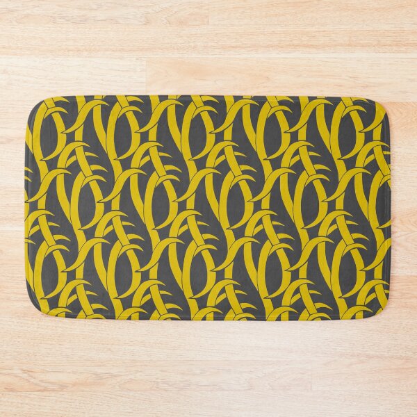 Item preview, Abstract snakes pattern yellow and gray designed and sold by aapshop.