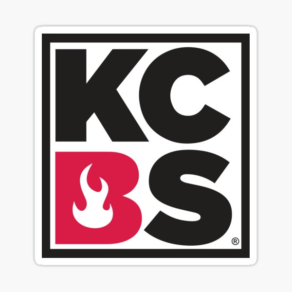 Kansas City Barbeque Society KCBS BBQ US Logo Bumper Sticker Sticker Decal OVAL