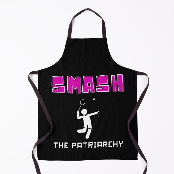 Item preview, Smash the patriarchy- funny badminton theme designed and sold by NikitaAg.