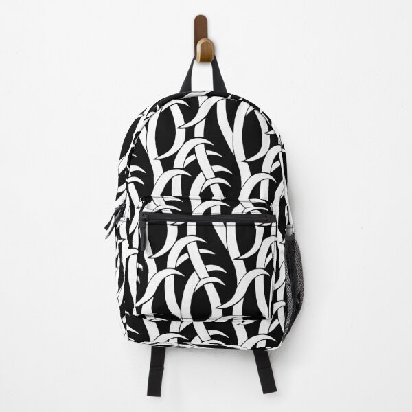 Item preview, Abstract snakes pattern black and white designed and sold by aapshop.