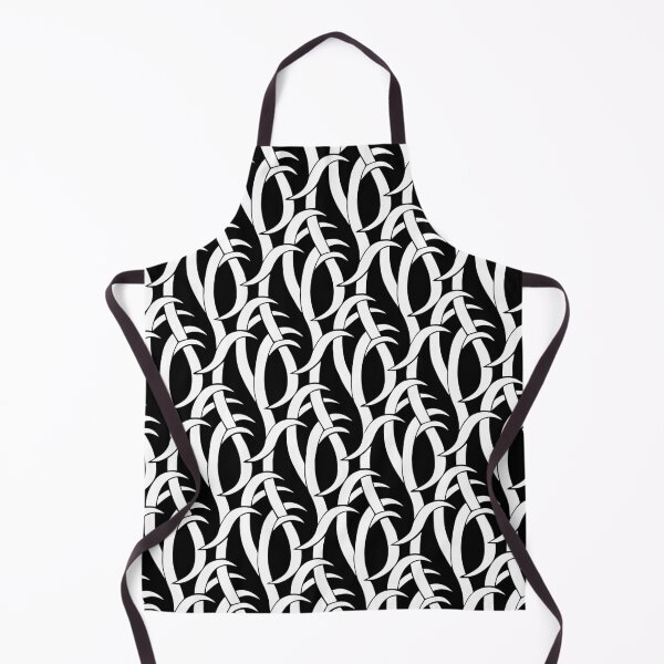 Item preview, Abstract snakes pattern black and white designed and sold by aapshop.