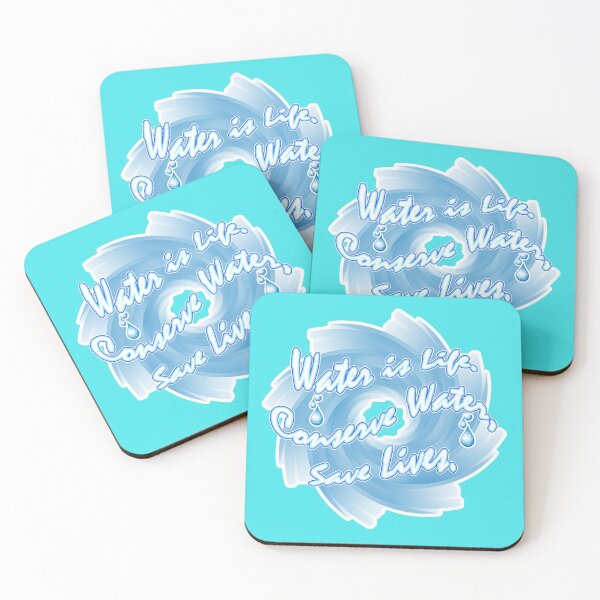 Item preview, Water is Life.  Conserve Water, Save Lives. designed and sold by beaugence.