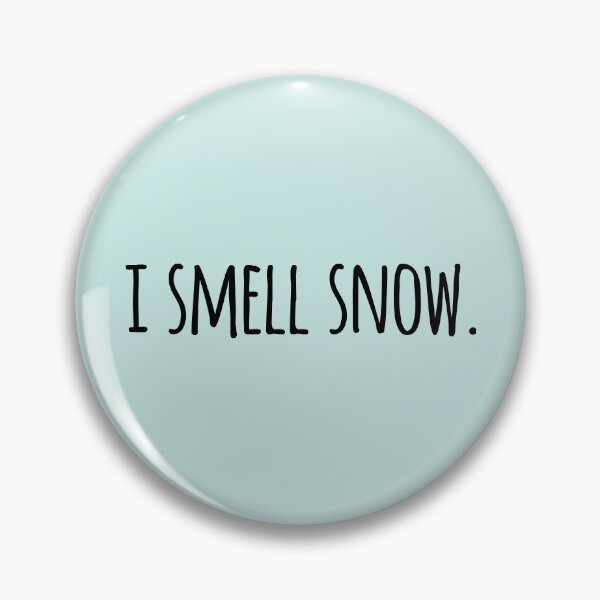 Item preview, I smell snow | Playful black font designed and sold by RebeccaCeleste.