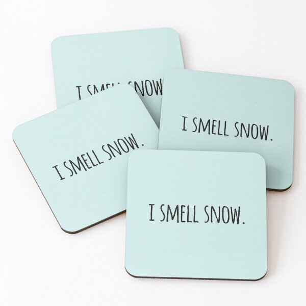 Item preview, I smell snow | Playful black font designed and sold by RebeccaCeleste.