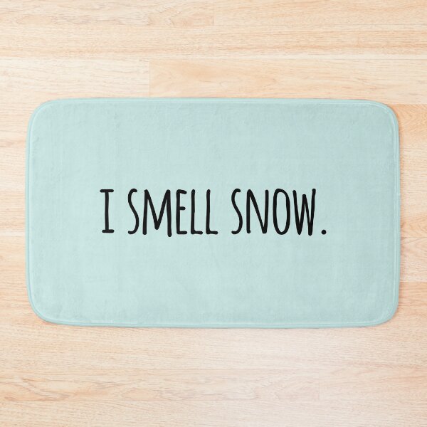Item preview, I smell snow | Playful black font designed and sold by RebeccaCeleste.