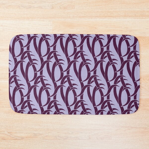 Item preview, Abstract snakes pattern in shades of purple designed and sold by aapshop.