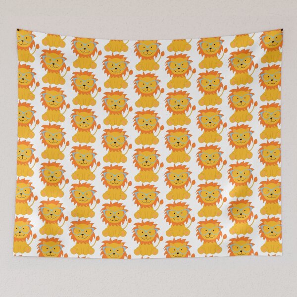 Item preview, Lion with glasses for kids designed and sold by MaryDaisy.