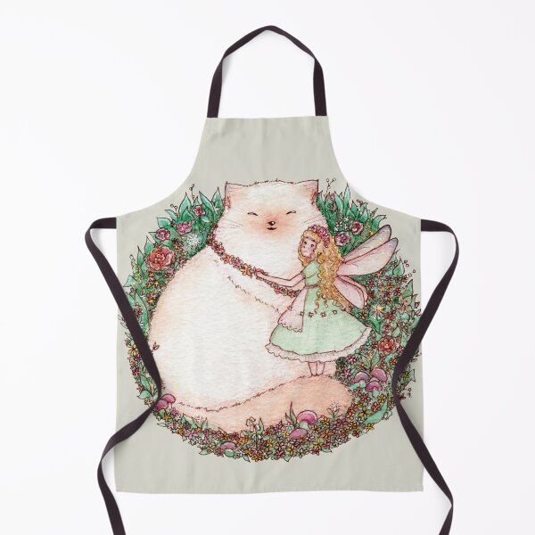 Item preview, Blonde fairy hugs big cat designed and sold by Denise, Denisn't.