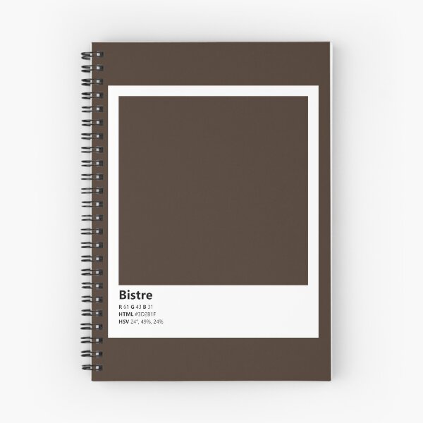Item preview, Color Swatch/Card (Bistre) designed and sold by Pestorian.