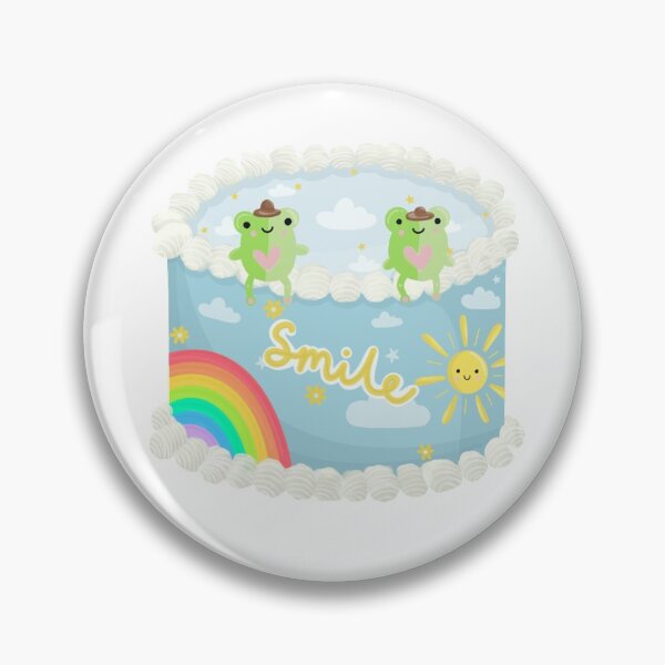 Item preview, happy lil frog cake designed and sold by Prettyinpinks.