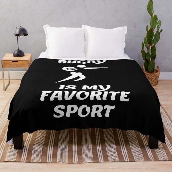 Item preview, Rugby Is My Favorite Sport In Black designed and sold by LuckyKermit.