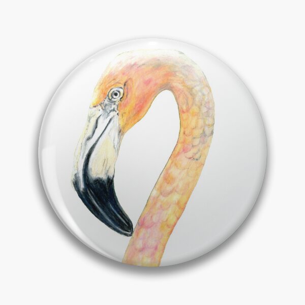 Item preview, Pink Flamingo, solo, drawing designed and sold by CatMarek.