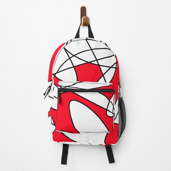 Item preview, Abstract pattern - red, white and black. designed and sold by K.S ART.