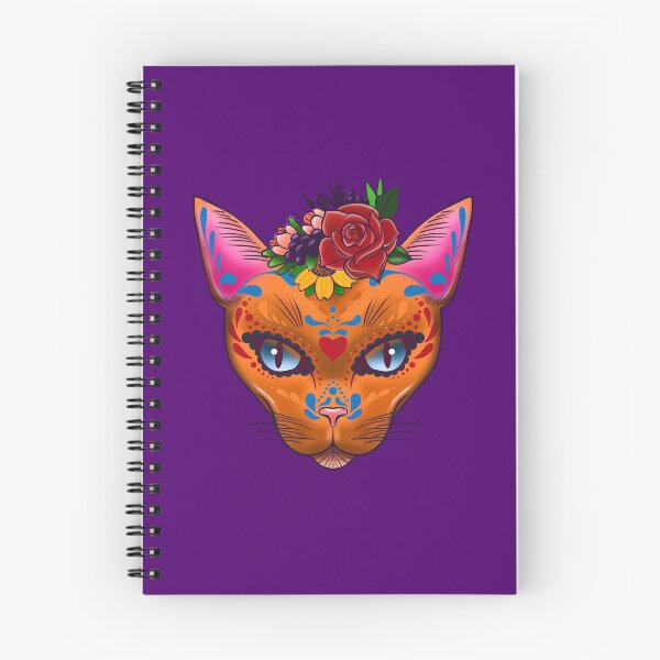 Item preview, SUGAR SKULL CAT designed and sold by MAYRA PEREZ.
