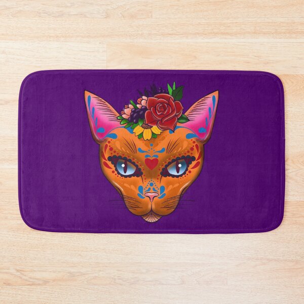 Item preview, SUGAR SKULL CAT designed and sold by MAYRA PEREZ.