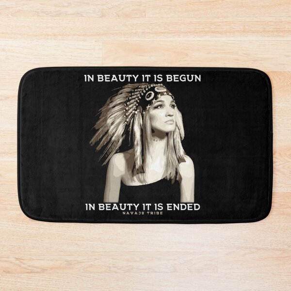 Item preview, In Beauty it is Begun, Native American, Navajo Tribe Traditional Proverb designed and sold by Proverbial Wisdom Design.