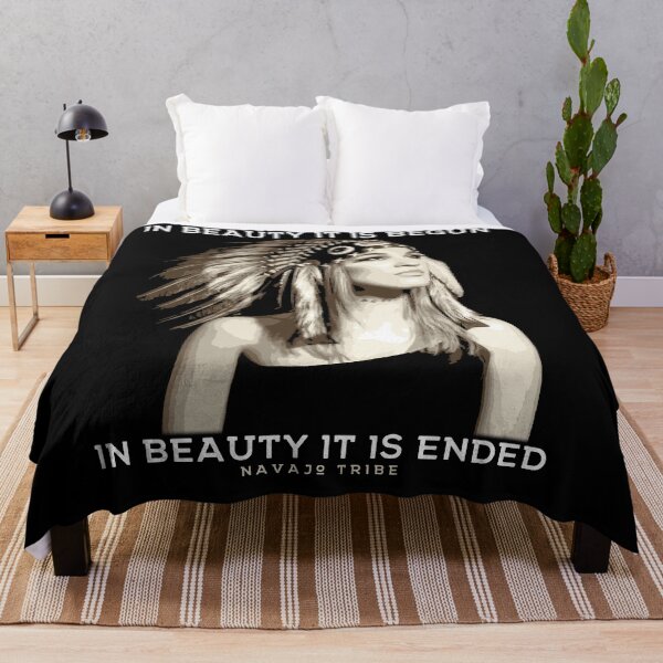 Item preview, In Beauty it is Begun, Native American, Navajo Tribe Traditional Proverb designed and sold by Proverbial Wisdom Design.