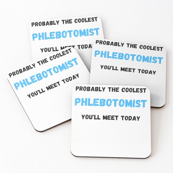 Item preview, The Coolest Phlebotomist - Funny Faded Retro (Black Font) designed and sold by LifeInSummary.
