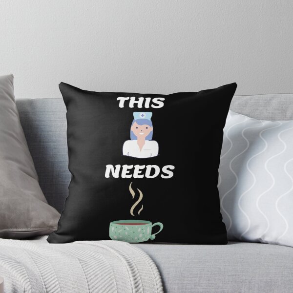 Item preview, This Nurse Needs A Coffee Clipart In Black designed and sold by LuckyKermit.