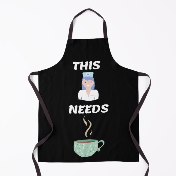 Item preview, This Nurse Needs A Coffee Clipart In Black designed and sold by LuckyKermit.