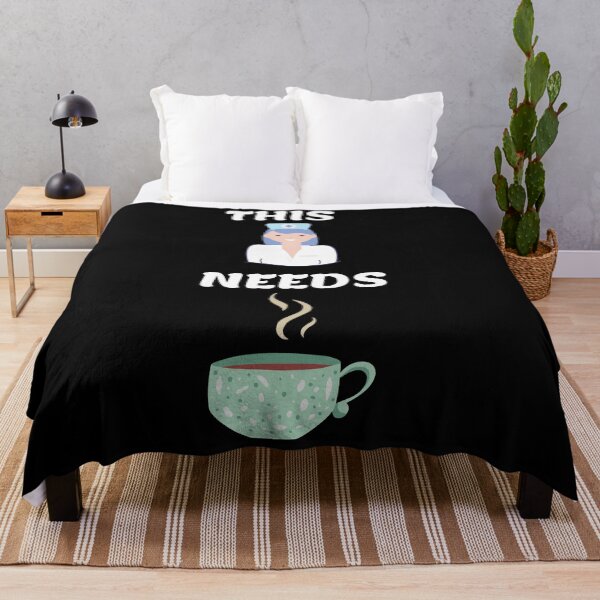 Item preview, This Nurse Needs A Coffee Clipart In Black designed and sold by LuckyKermit.