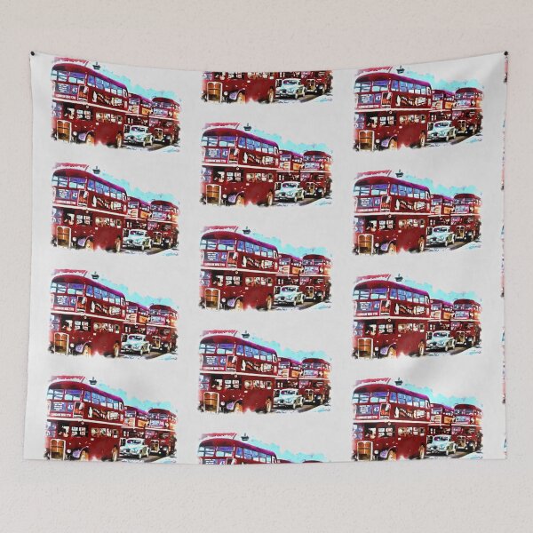 Item preview, Classic London Routemaster Bus: Watercolour designed and sold by mittie101.
