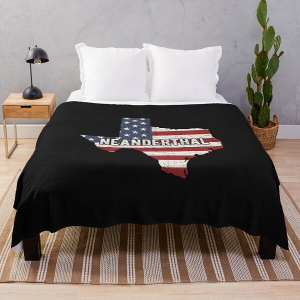 Item preview, Texas Neanderthal funny political humor American flag neanderthals designed and sold by alenaz.