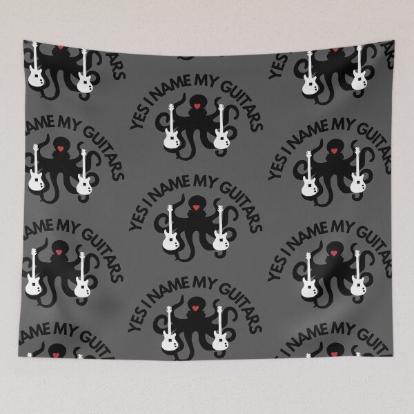 Item preview, I Name My Guitars Demented Octopus designed and sold by LeonardoBotha.