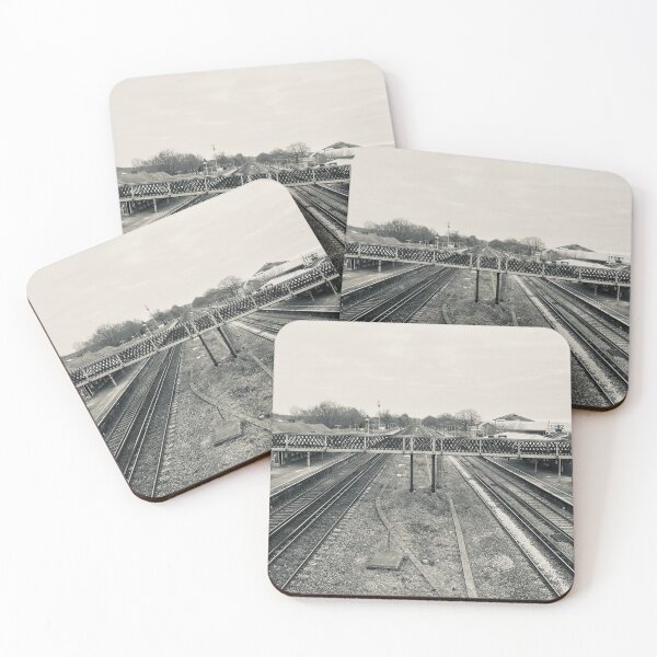 Item preview, Black and White Railway Station designed and sold by jellywobble.