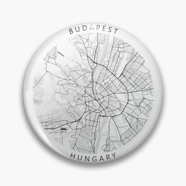 Item preview, Budapest, Hungary Map (Theme 1) designed and sold by Mapnify.