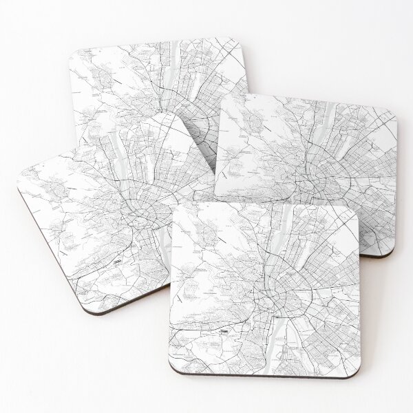 Item preview, Budapest, Hungary Map (Theme 1) designed and sold by Mapnify.