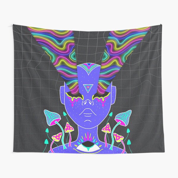 active psychedelic tapestry led