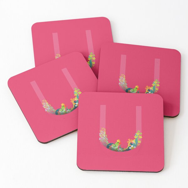 Item preview, Tropical alphabet U designed and sold by TheBWGalerie.