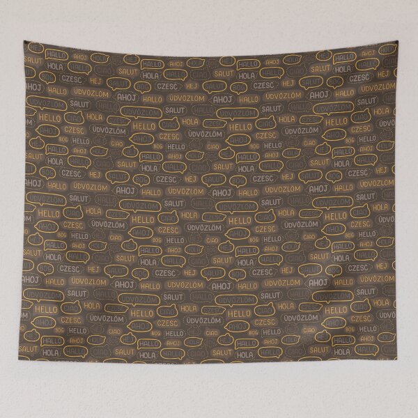 Item preview, Different Languages Hello Repeating Pattern designed and sold by fahadabu.
