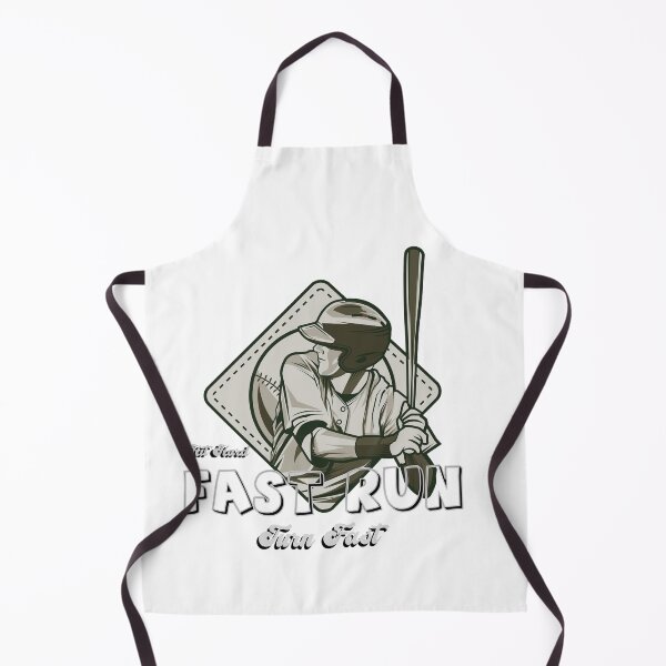 Item preview, Hit Hard Run Fast Turn Left Baseball designed and sold by MrAbde.