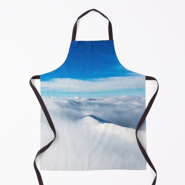Item preview, Snowy winter mountain wrapped in clouds designed and sold by Patrik Lovrin.