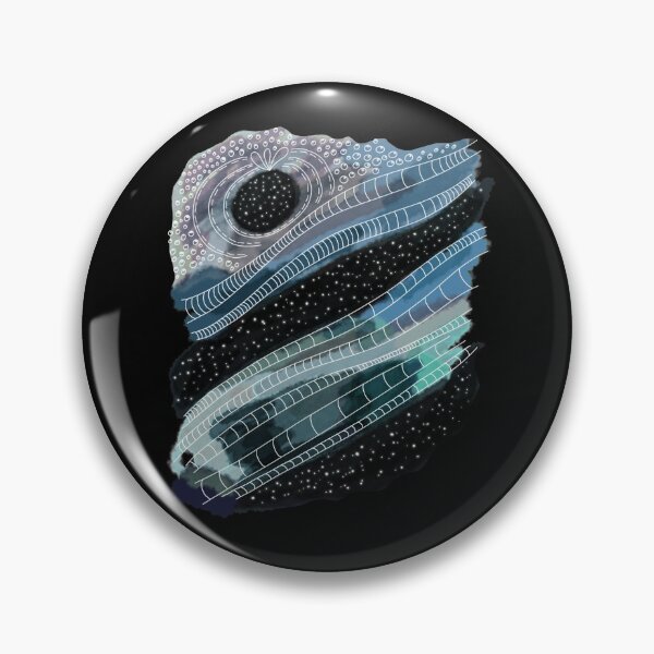 Item preview, Galaxy Sea Watercolor Frage Vintage designed and sold by AOCreativeProd.