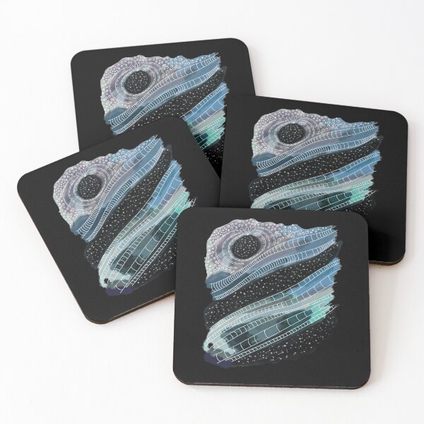 Item preview, Galaxy Sea Watercolor Frage Vintage designed and sold by AOCreativeProd.