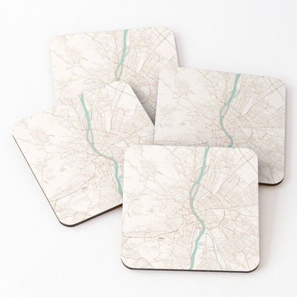 Item preview, Budapest, Hungary Map (Theme 2) designed and sold by Mapnify.