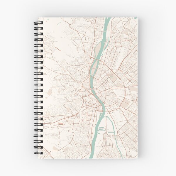 Item preview, Budapest, Hungary Map (Theme 2) designed and sold by Mapnify.