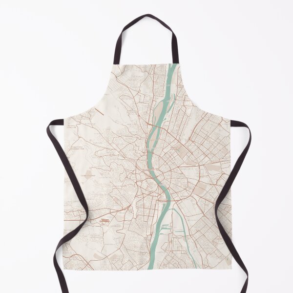 Item preview, Budapest, Hungary Map (Theme 2) designed and sold by Mapnify.