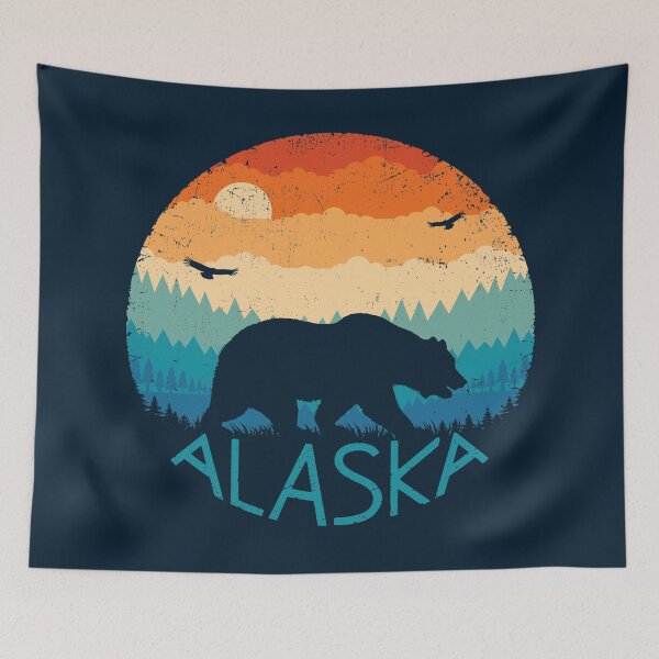Item preview, Alaska Retro Bear designed and sold by TigerTom Design.