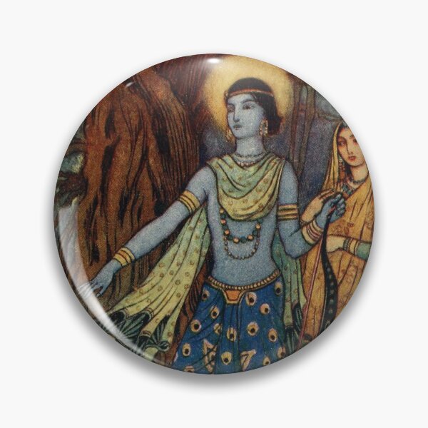 Artikelvorschau, Rama Spurns Suparnakha from Tales from Bengal illustration - Warwick Goble entworfen und verkauft von Vintage Designs +.