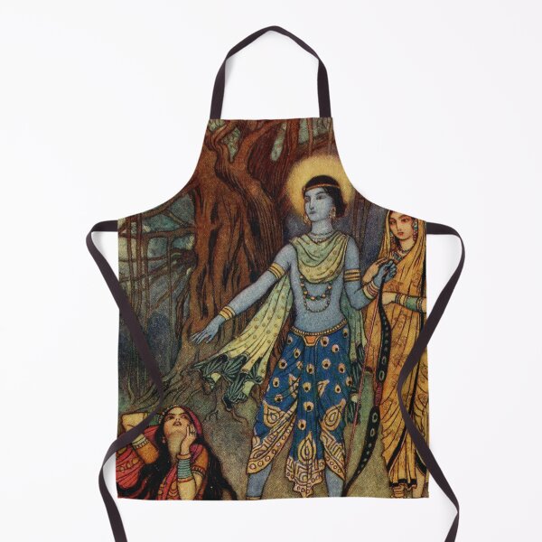 Item preview, Rama Spurns Suparnakha from Tales from Bengal  illustration  - Warwick Goble designed and sold by Vintage Designs +.