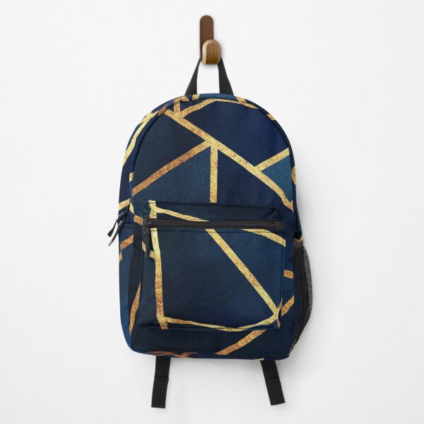 Item preview, Navy Gold Stone Geometric  designed and sold by MA DESIGNS.