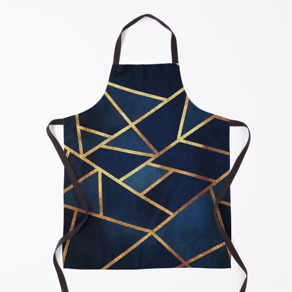 Item preview, Navy Gold Stone Geometric designed and sold by MA DESIGNS.