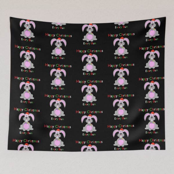 Item preview, Happy Christmas Every Bun Cartoon designed and sold by Imemewell.