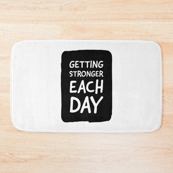 Item preview, Getting stronger each day- Motivational quotes designed and sold by MNSDesignHub.