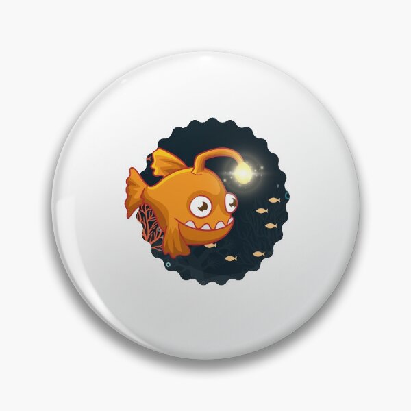 Item preview, Frogfish Lanternfish In The Dark designed and sold by ElBeDesigns.